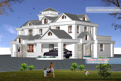 Kerala Style Home Elevation