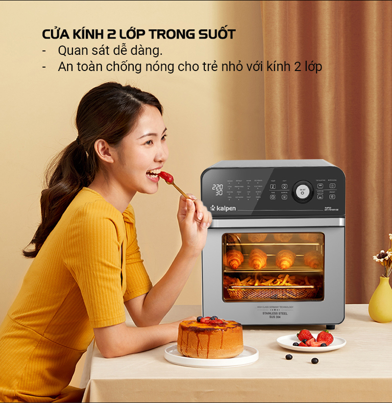 Nồi Chiên Không Dầu Cao Cấp Kalpen K15