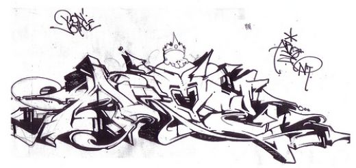 graffiti sketch simple