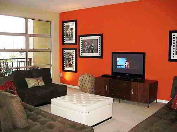  55 kombinasi warna  cat  dinding ruang  tamu  minimalis elegan