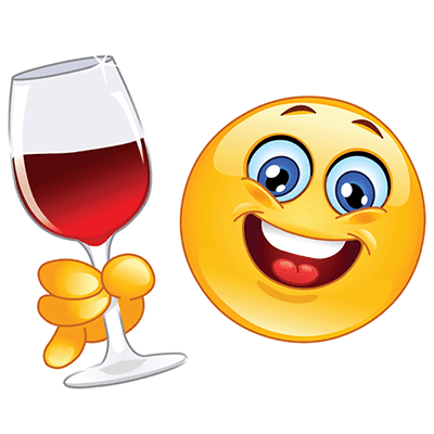 Red Wine Smiley