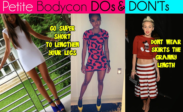 How to wear Bodycon for Petite Girls Dos & Donts