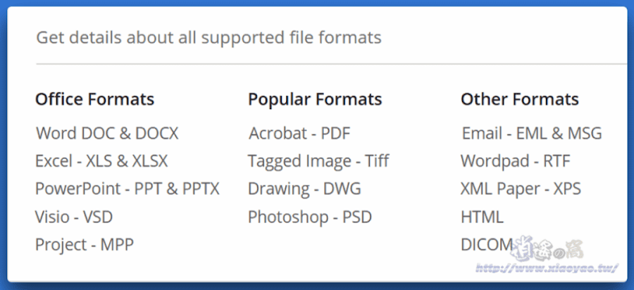 Online Document Viewer 線上檢視20種文件格式