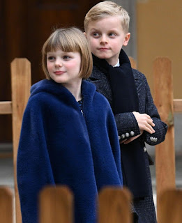 Prince Jacques and Princess Gabriella attends Christmas tree ceremony
