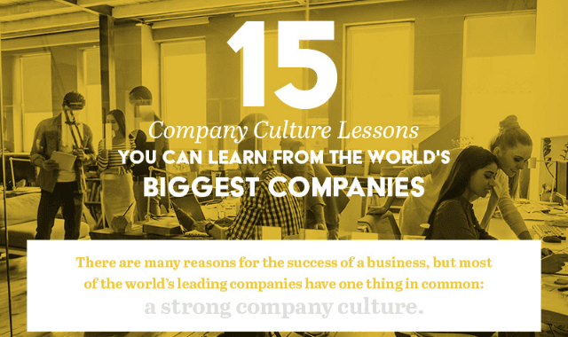 15 Company Culture Lessons You Can Learn From The World’s Biggest Companies