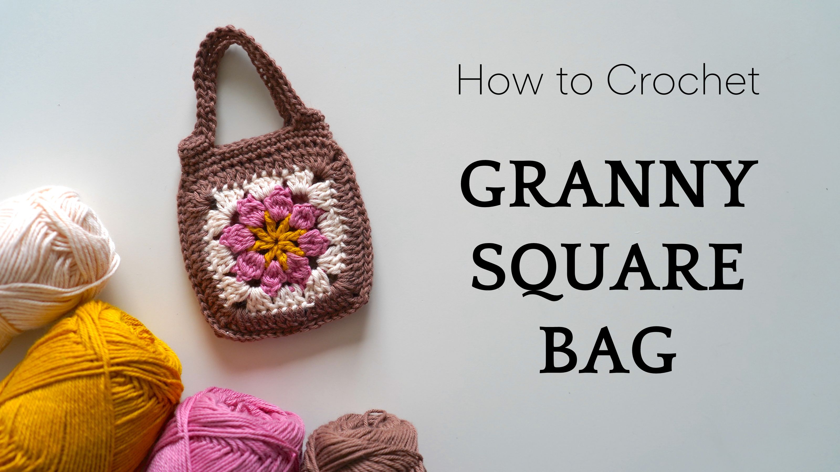 Petite Granny Square Bag · Free Crochet Pattern - Sweet Softies