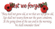 LEST WE FORGET (anzacs)