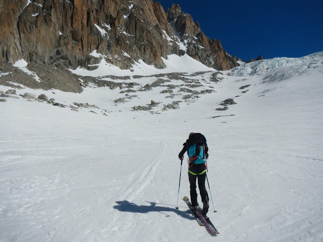 Ski de rando  au Col du Tour Noir manu Ruiz