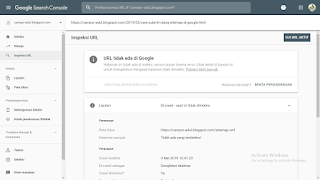 Cara Submit URL DI Google webmaster Tools Tampilan terbaru