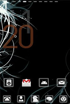 White and Black Android Theme Apk