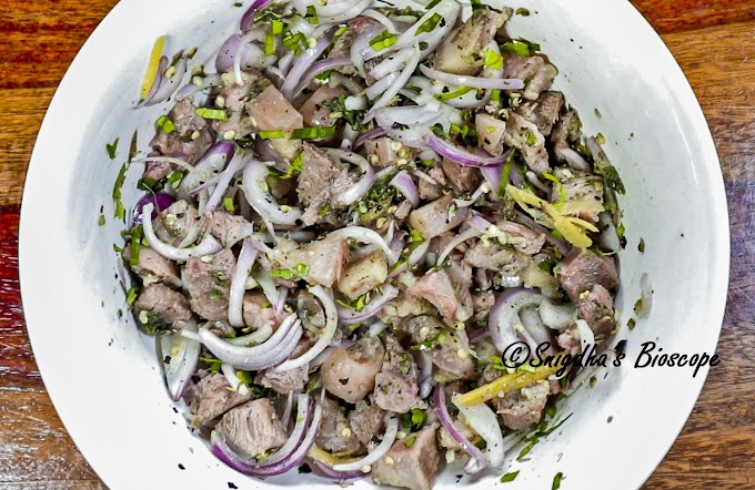 Wahan Mosdeng | Tripuri Pork Salad