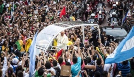   El papa Francisco agradece la "magnifica acogida" que le brindó Brasil