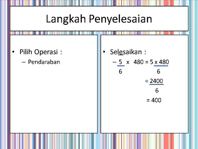 I AM WHAT I LEARN.: Penyelesaian Masalah Pendaraban 