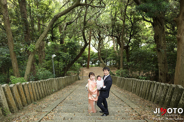 和歌山県の神社でお宮参り出張撮影