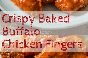 Crispy Baked Buffalo Chicken Fingers
