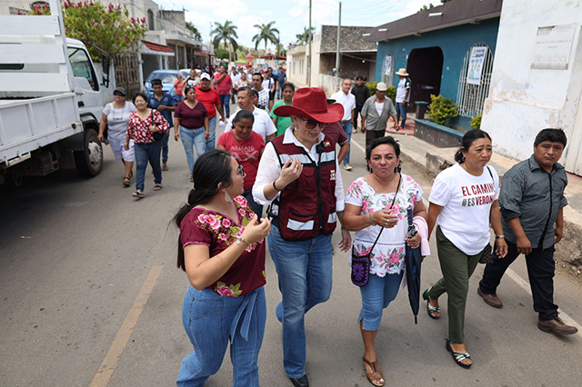 Con la 4T”ya no más calles, comisarías y municipios olvidados”: Verónica Camino