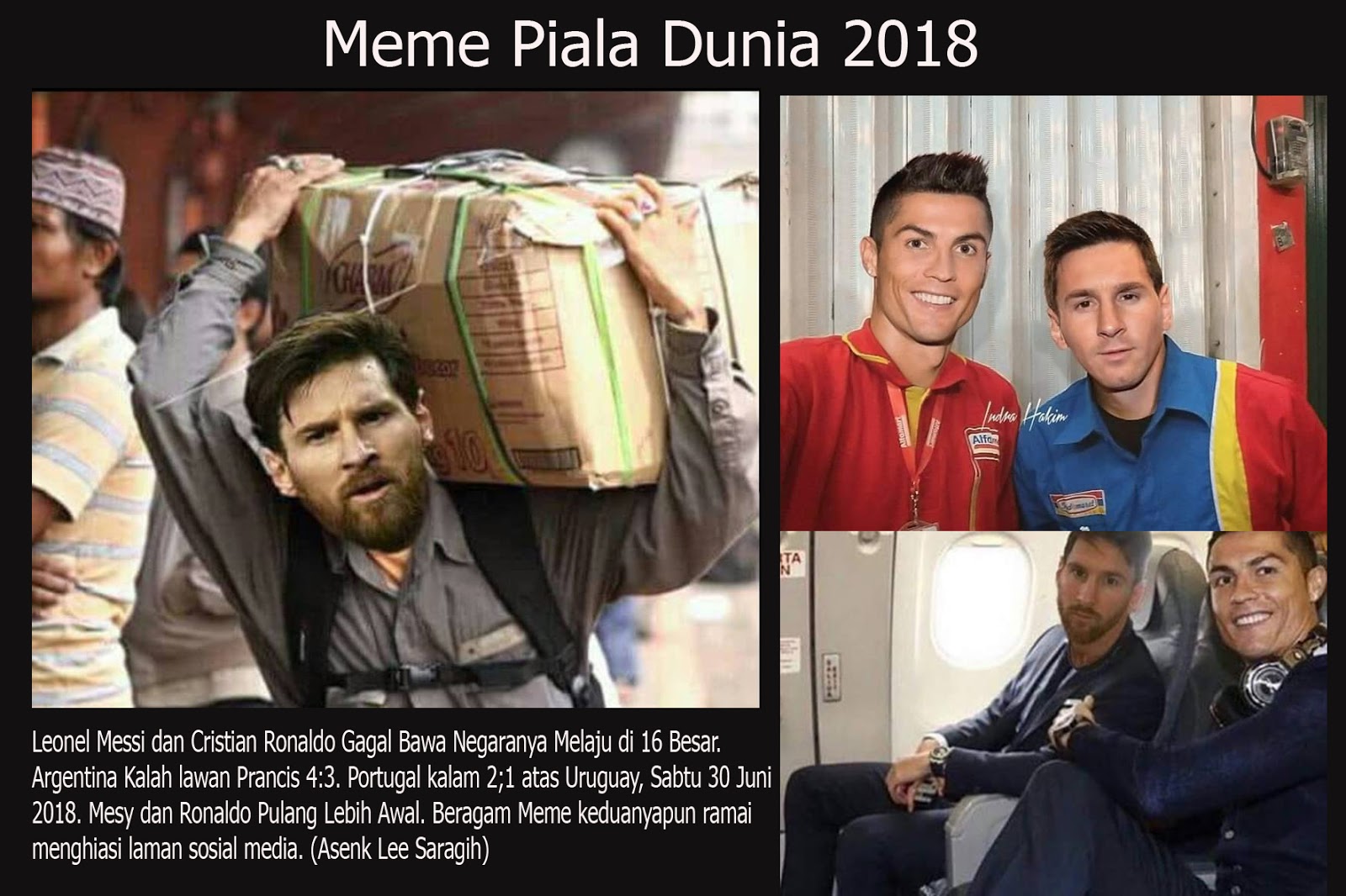 Foto Meme Messi Kalah Kolektor Lucu