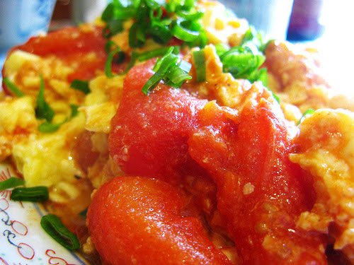 chinese, comfort food, egg, organic, recipe, stir fry, tomato, vegetable, scrambled eggs