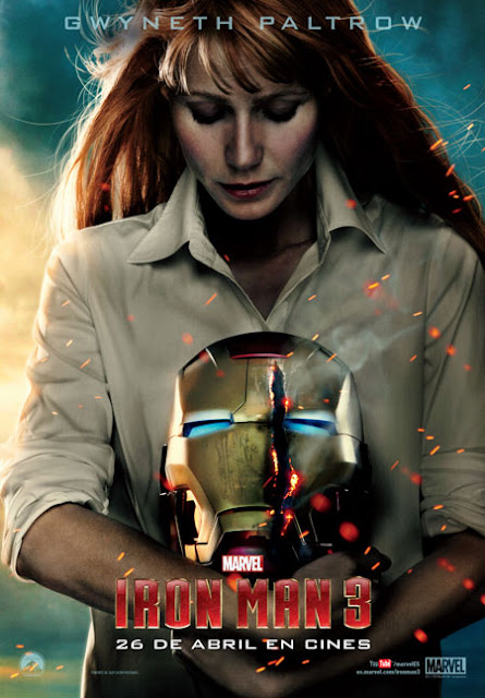 Iron Man 3: Pepper Pots interpretada por Gwyneth Paltrow
