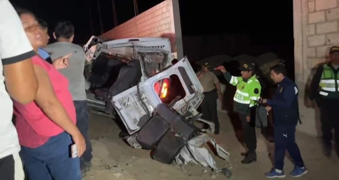 Accidente en Chiquitoy: cinco fallecidos deja despiste de minivan