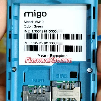 Migo MM10 Flash File MT6261