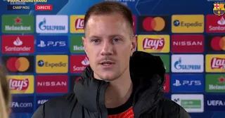 Ter Stegen confirms his interest in renewing Barcelona contract