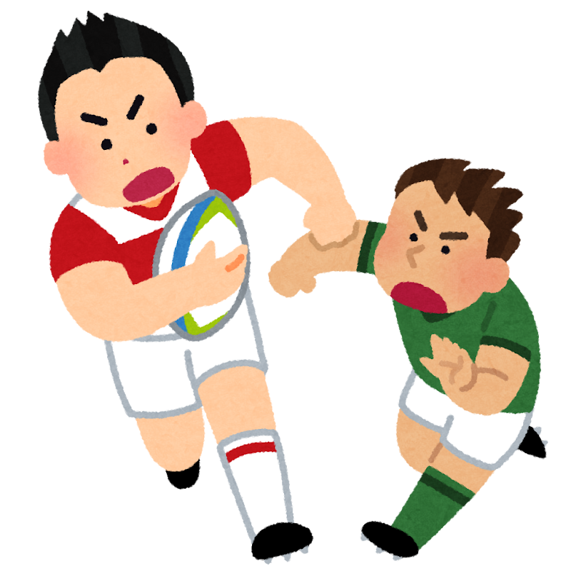 ラグビー選手のイラスト 男性 かわいいフリー素材集 いらすとや