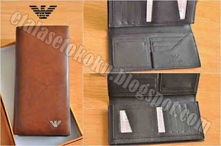 DOMPET ARMANI AR-81373 LIGHT COFFEE