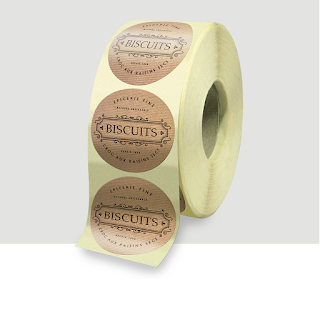 étiquettes KRAFT naturel-100 % ECOLOGIQUE-KRAFT labels natural