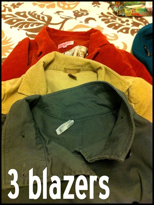 3 blazers