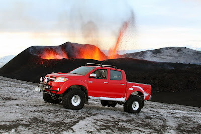 Toyota Hilux tackles Iceland Volcano