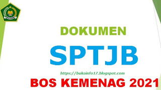 Contoh Format SPTJB BOS Madrasah Tahun 2021