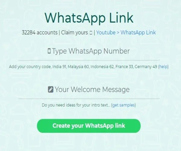 Cara Buat Link Whatsapp Untuk Bisnes