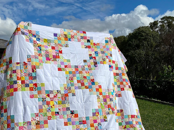 Twirling at the Disco Quilt (a finished top)