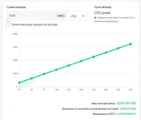 Калькулятор в Visionwallet