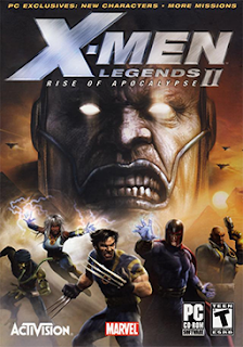 X-Men legends 2:Rise of Apocalypse pc dvd front cover