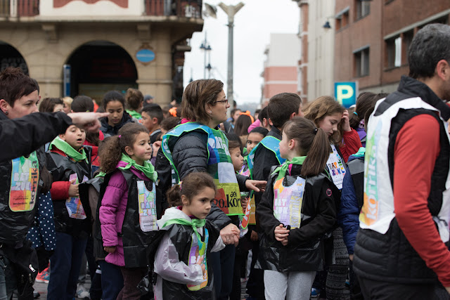 Carrera infantil por el euskera