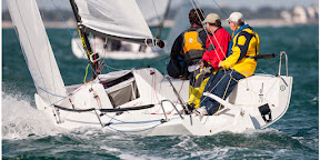 J/70 one-design speedster- sailing upwind