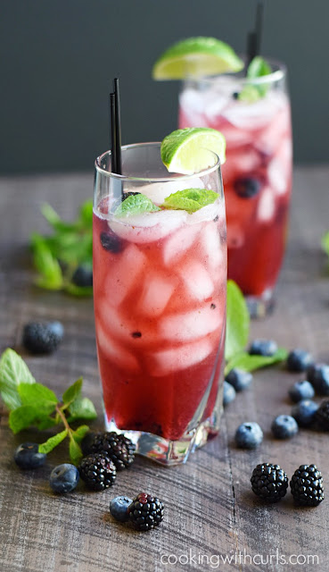 berry mojito cocktail recipe