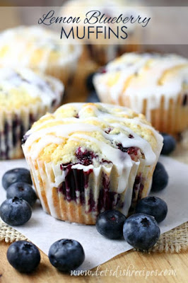 lemon blueberry muffin
