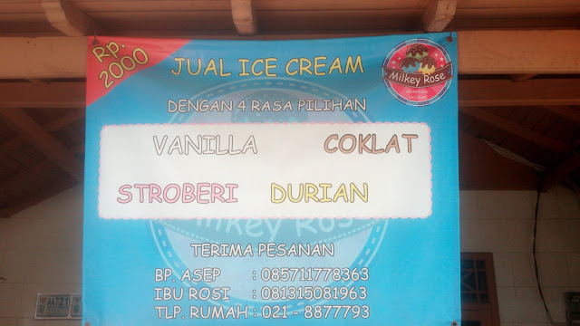 ice cream bekasi milkey rose