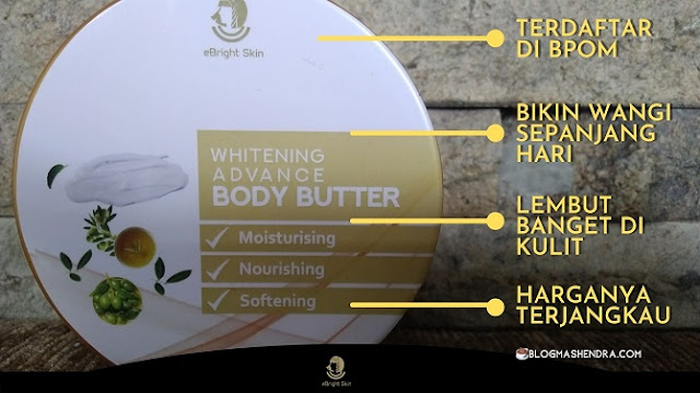 Produk Whitening Boy Butter eBright Skin