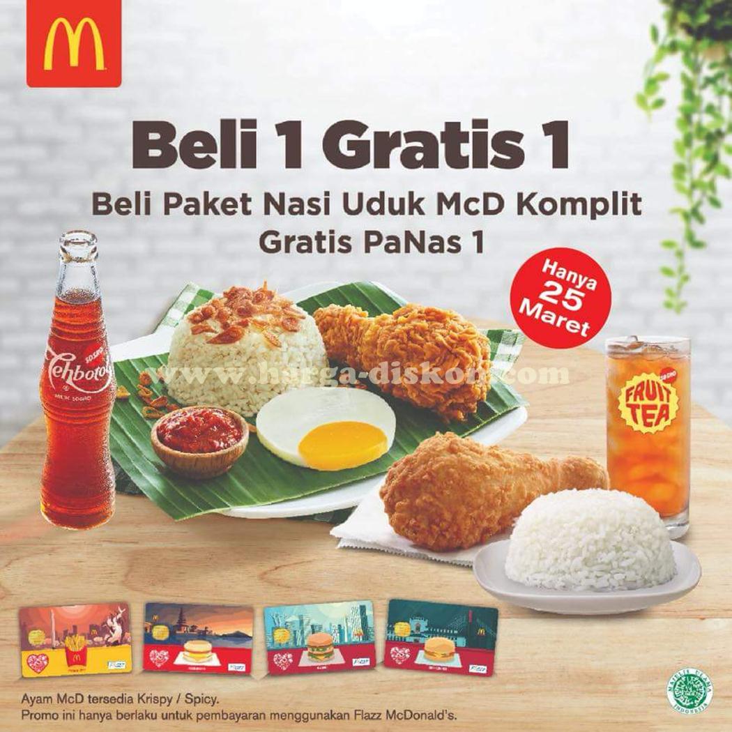 Promo MCDONALDS Terbaru BELI 1 GRATIS 1* dengan Flazz 