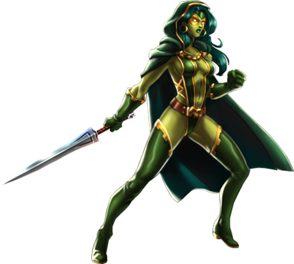 Gamora - Guardians Of The Galaxy Marvel Superhero 2