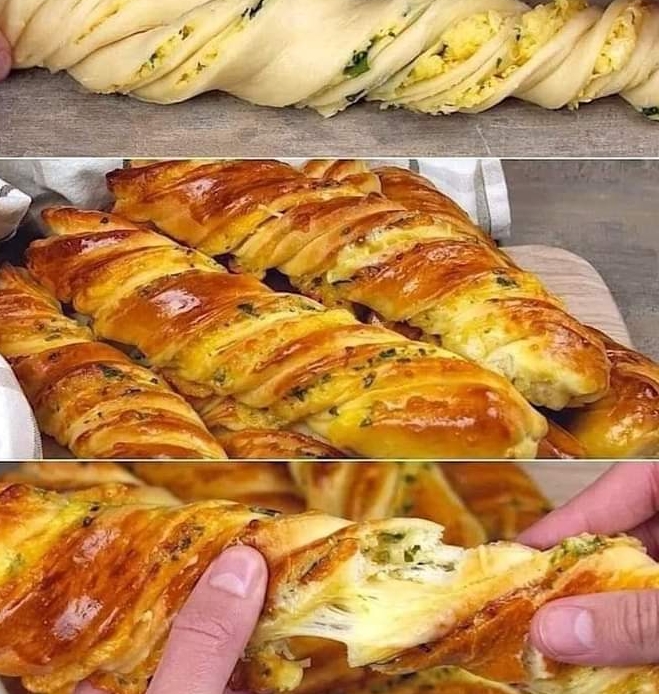 Cheese Twisted Bread