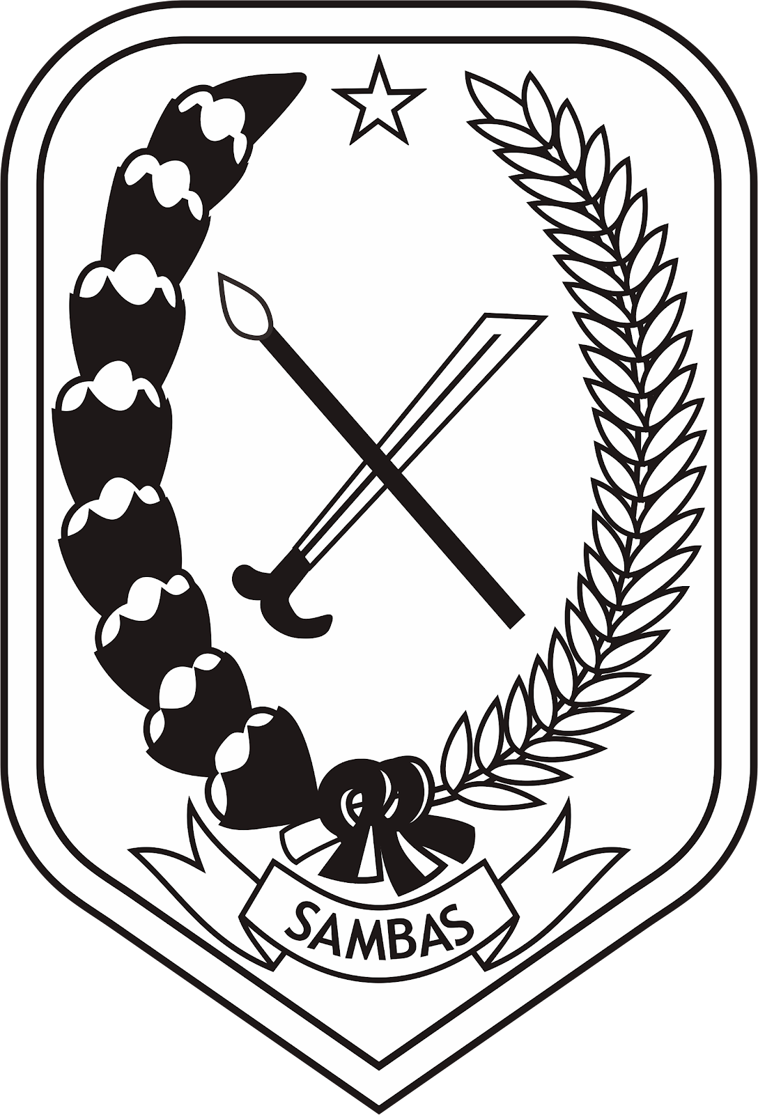 Lambang Logo: Logo Kabupaten Sambas