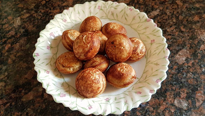 rava kuzhi paniyaram with jaggery