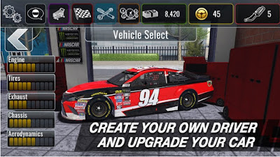  Salah satu game racing offline android terbaru yang sanggup kalian mainkan secara gratis NASCAR Heat Mobile UPDATE v1.3.2 APK MOD (Unlimited Money) 