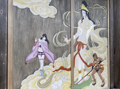 Arte gay Japão, Ikemen Kanno Emaki (Scroll of Handsome and Sensual Men) by Ryoko Kimura, Kokujoji Temple in Niigata Prefecture