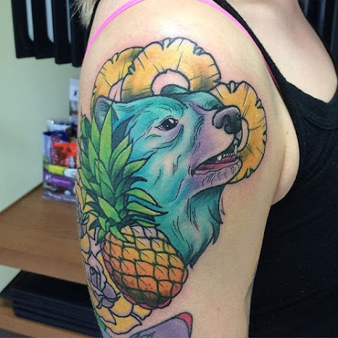 Say Aloha To These Cool Pineapple Tattoos